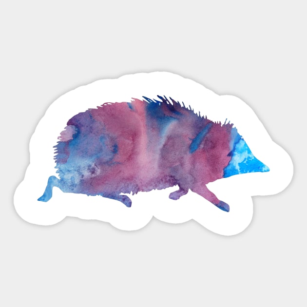 Hedgehog Sticker by TheJollyMarten